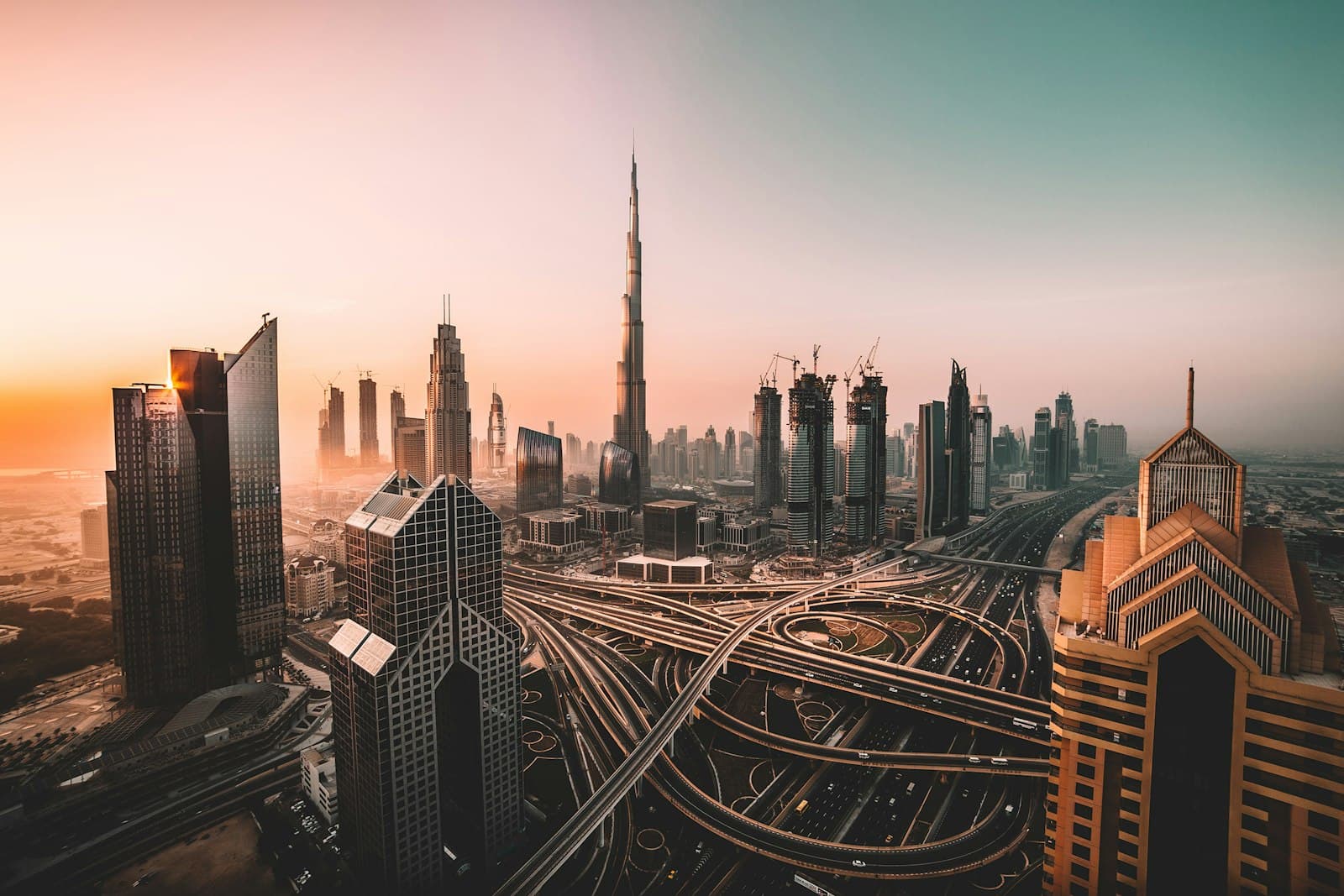 Dubai residential skyline